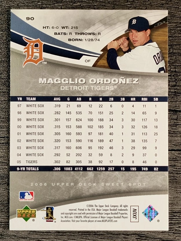 2006 Sweet Spot #90 Magglio Ordonez