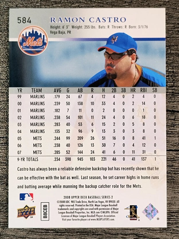2008 Upper Deck #584 Ramon Castro