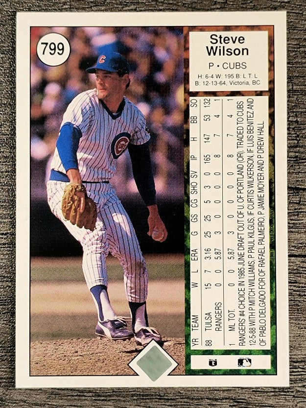 1989 Upper Deck #799 Steve Wilson