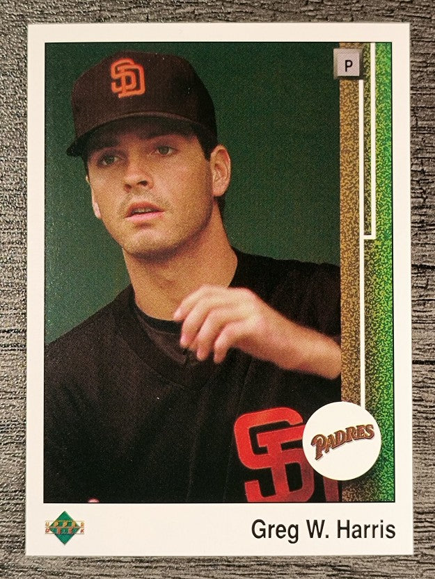 1989 Upper Deck #724 Greg W. Harris RC