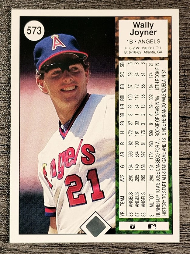 1989 Upper Deck #573 Wally Joyner