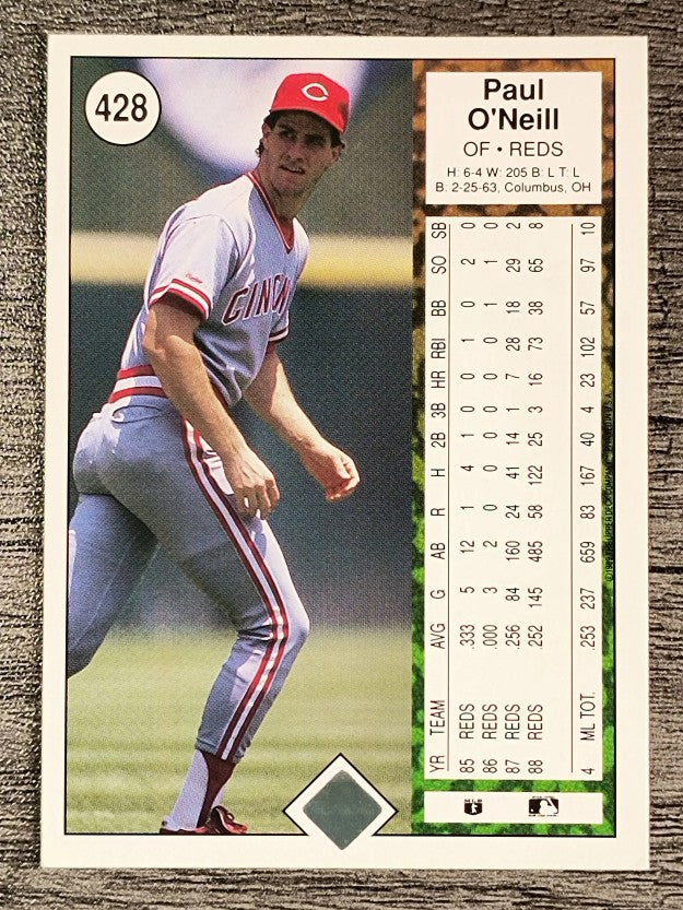 1989 Upper Deck #428 Paul O'Neill