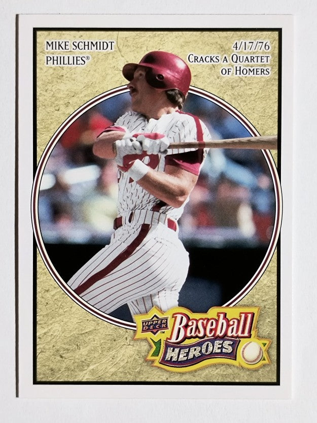 2008 Upper Deck Heroes #138 Mike Schmidt