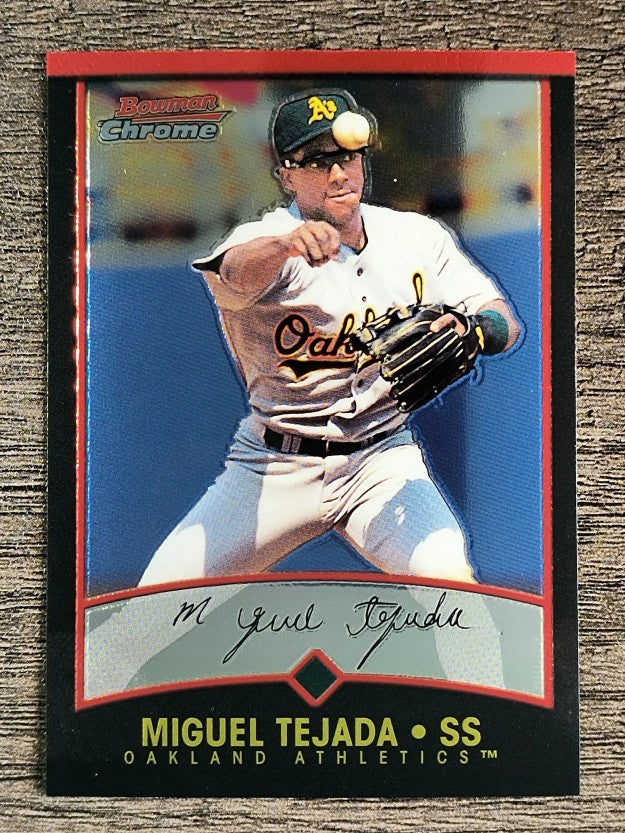 2001 Bowman Chrome #36 Miguel Tejada