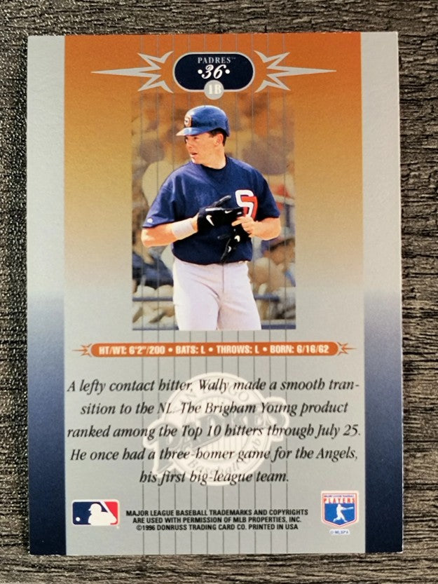 1996 Leaf Limited #36 Wally Joyner