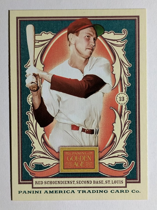 2013 Panini Golden Age #62 Red Schoendienst