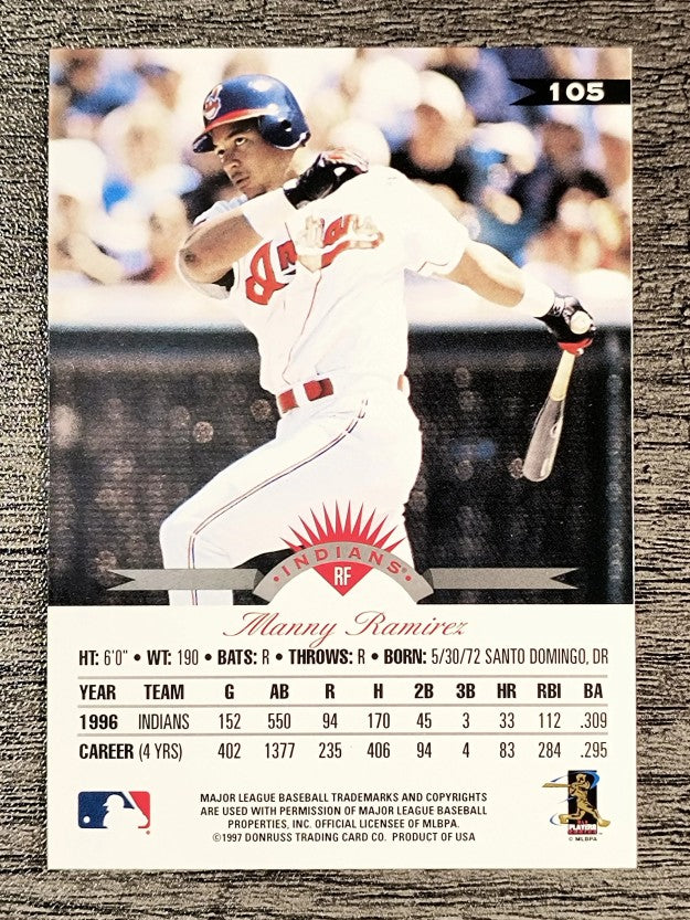 1997 Leaf #105 Manny Ramirez