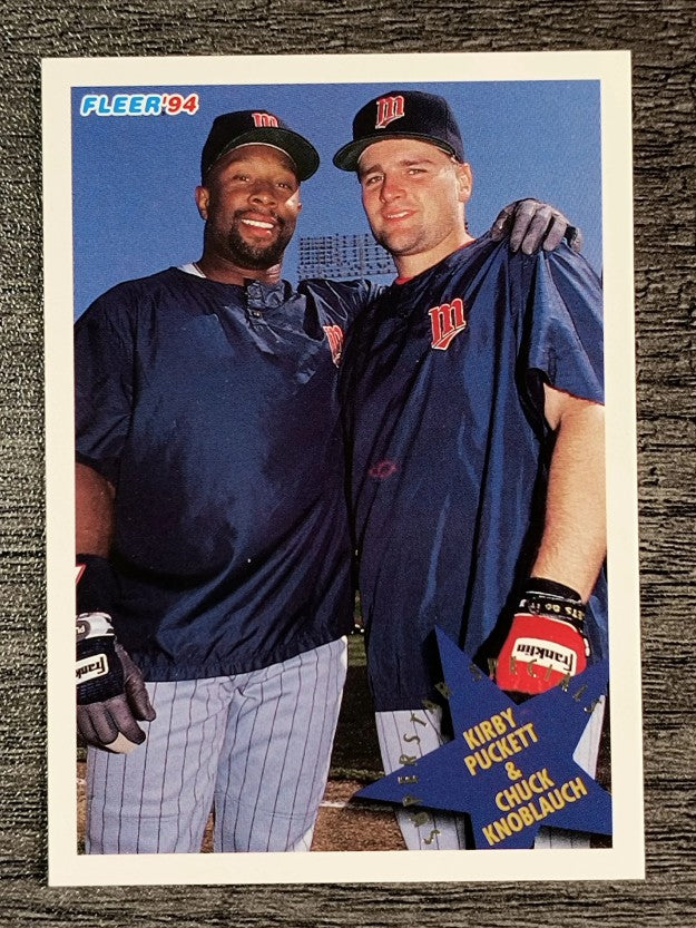 1994 Fleer #712 Kirby Puckett/Chuck Knoblauch