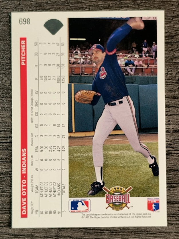 1992 Upper Deck #698 Dave Otto