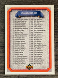 1992 Upper Deck #700 Checklist 601-700