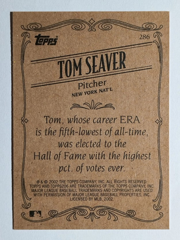 2002 Topps 206 #286B Tom Seaver Mets RET