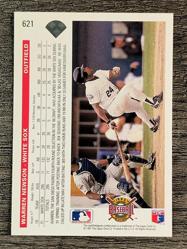 1992 Upper Deck #621 Warren Newson