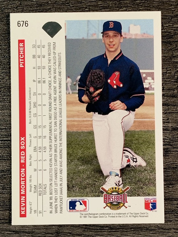 1992 Upper Deck #676 Kevin Morton