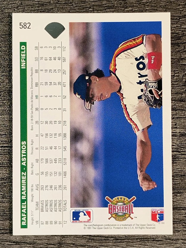 1992 Upper Deck #582 Rafael Ramirez