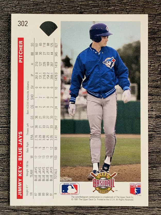 1992 Upper Deck #302 Jimmy Key