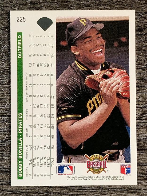 1992 Upper Deck #225 Bobby Bonilla
