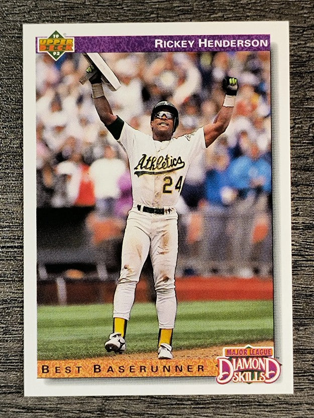 1992 Upper Deck #648 Rickey Henderson DS