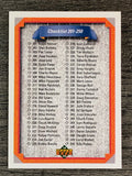 1992 Upper Deck #300 Checklist 201-300