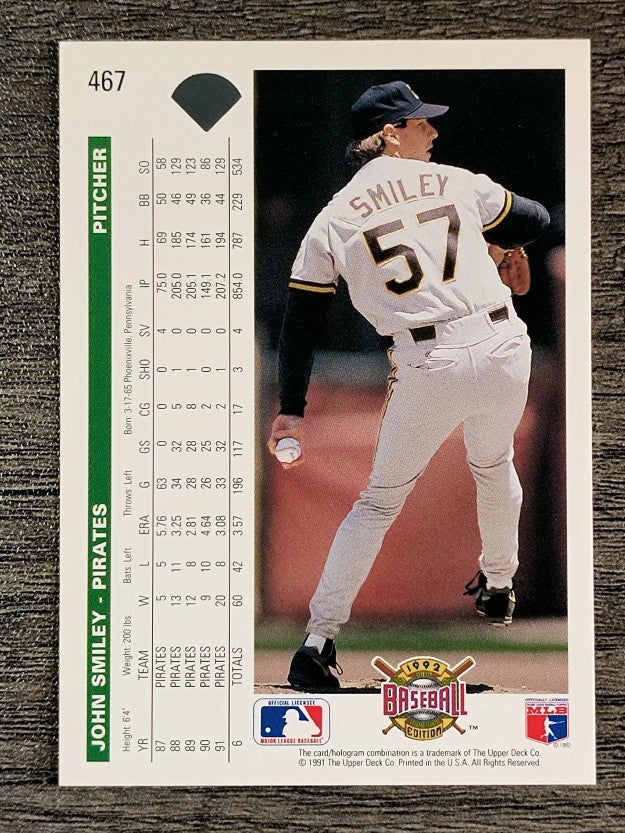 1992 Upper Deck #467 John Smiley