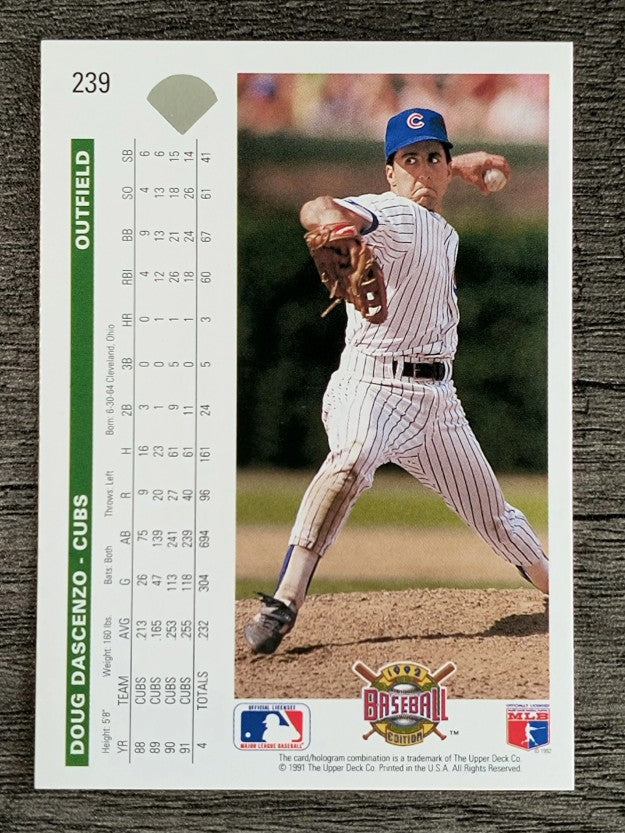 1992 Upper Deck #239 Doug Dascenzo