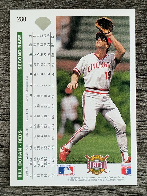 1992 Upper Deck #280 Bill Doran