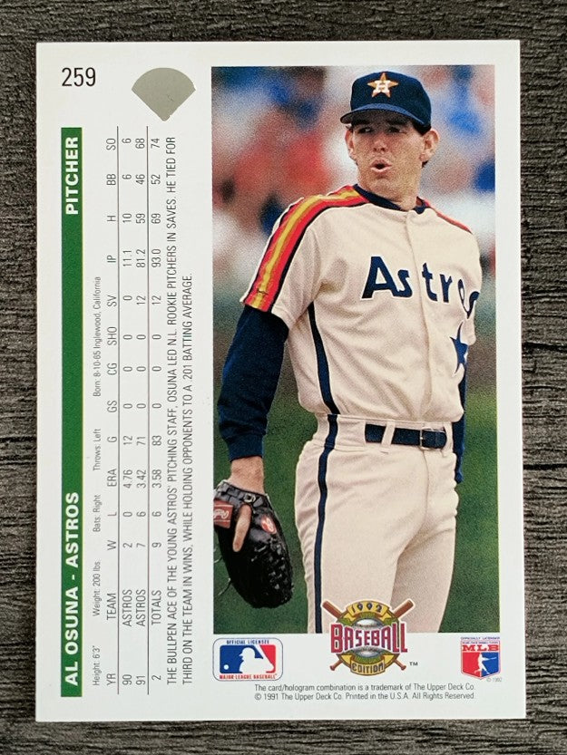 1992 Upper Deck #259 Al Osuna