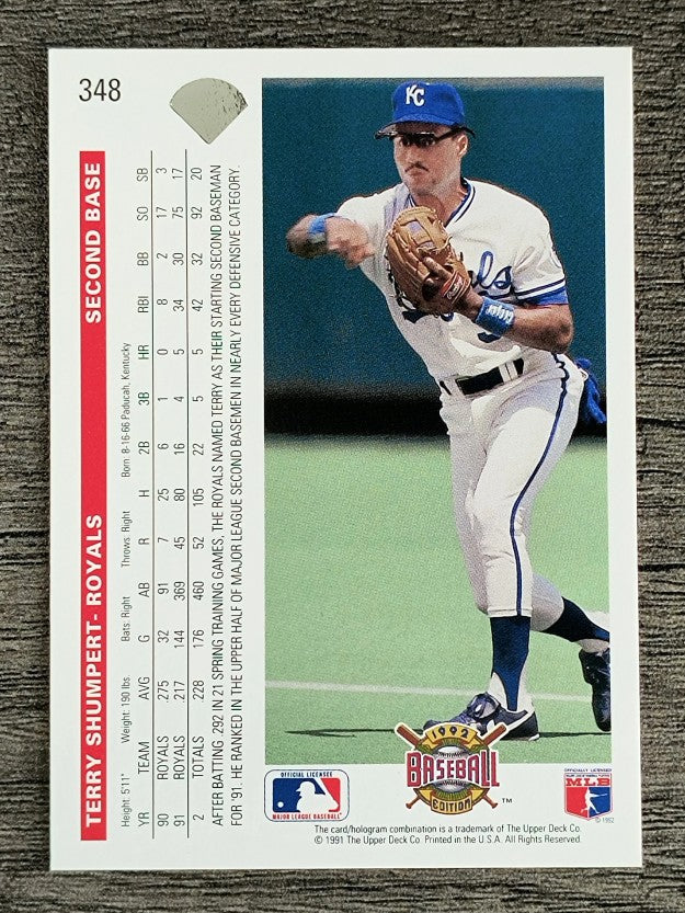 1992 Upper Deck #348 Terry Shumpert