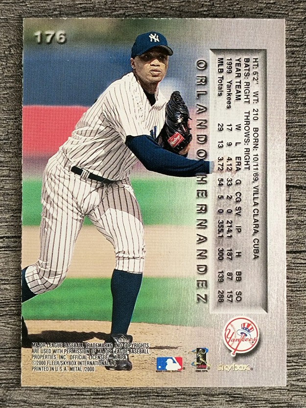 2000 Metal #176 Orlando Hernandez