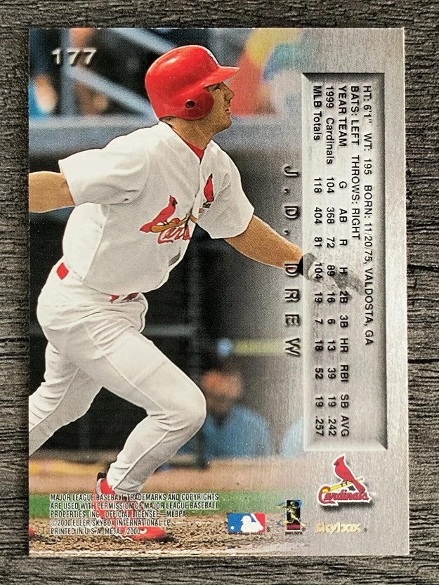 2000 Metal #177 J.D. Drew