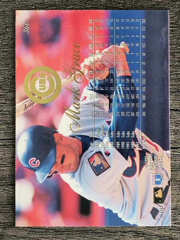 1994 Flair #360 Mark Grace