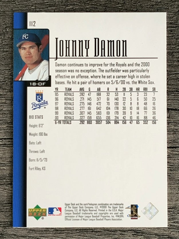 2001 Upper Deck #112 Johnny Damon