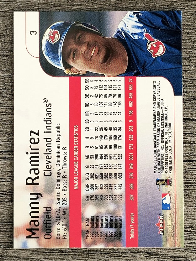 2000 Impact #3 Manny Ramirez