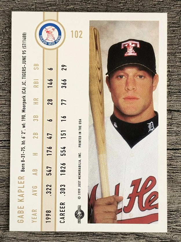 1999 Just #102 Gabe Kapler