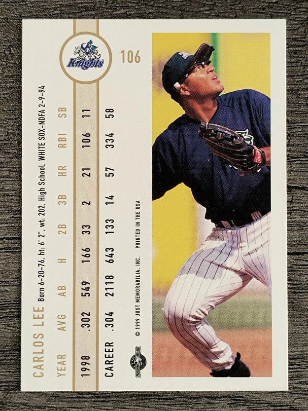 1999 Just #106 Carlos Lee