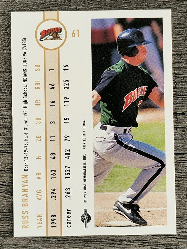 1999 Just #61 Russell Branyan