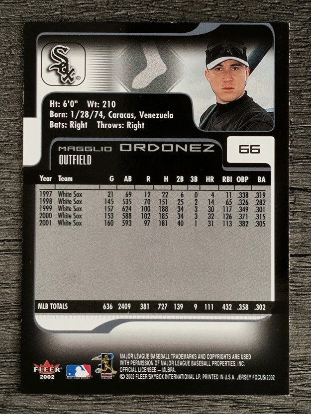 2002 Fleer Focus JE #66 Magglio Ordonez