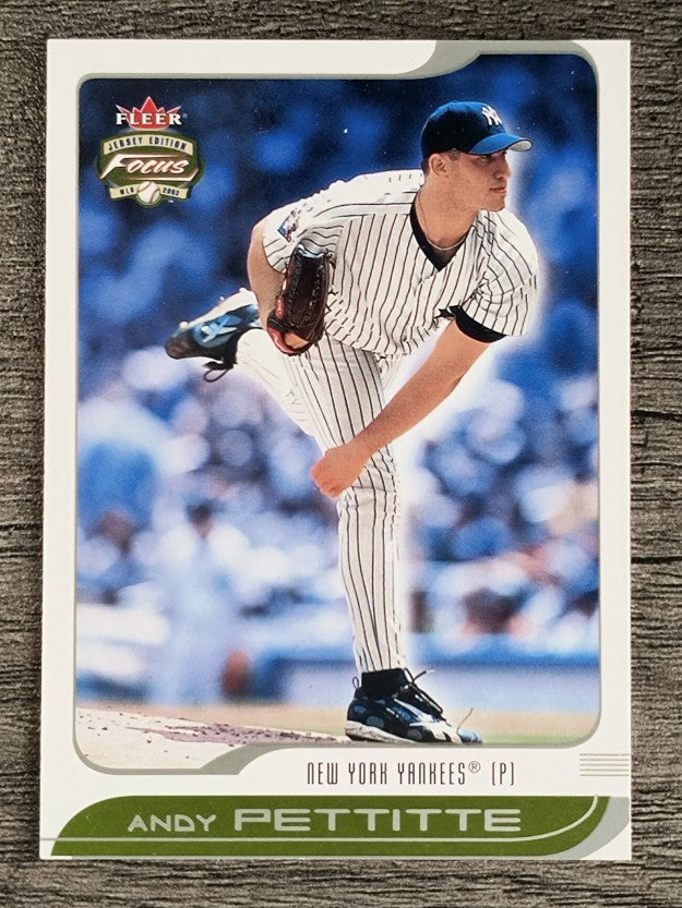 2002 Fleer Focus JE #159 Andy Pettitte