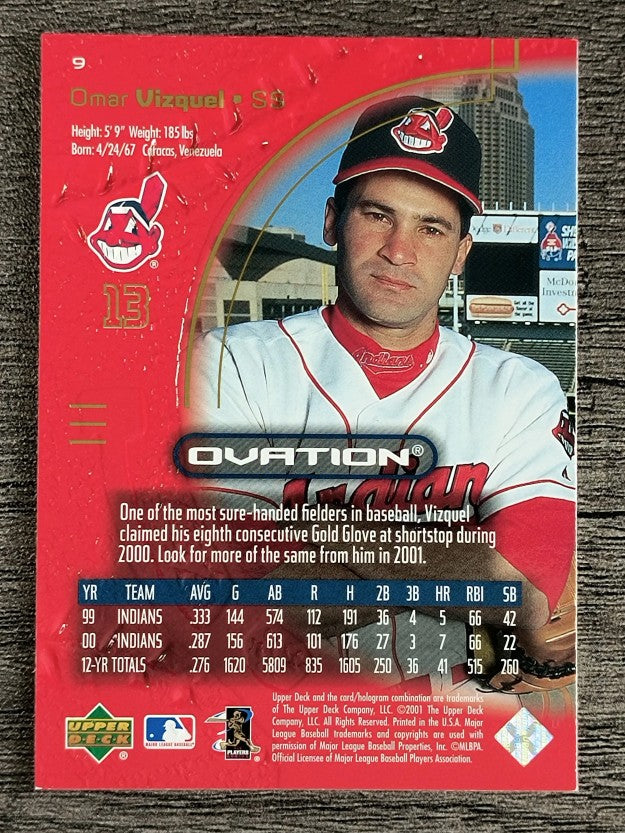2001 Upper Deck Ovation #9 Omar Vizquel