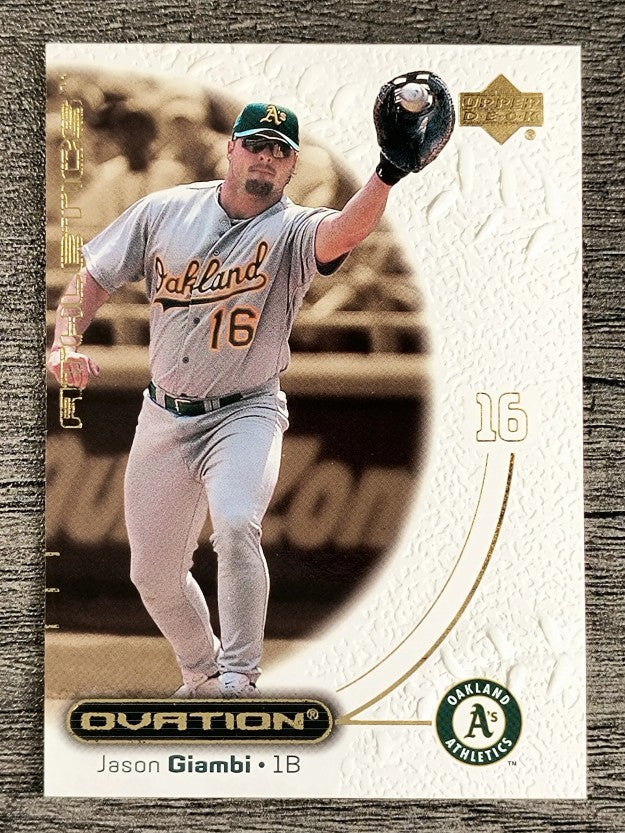 2001 Upper Deck Ovation #3 Jason Giambi
