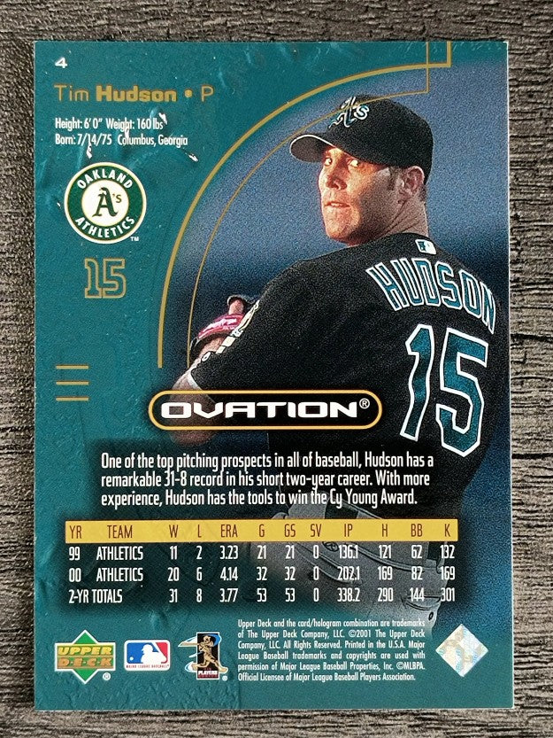 2001 Upper Deck Ovation #4 Tim Hudson