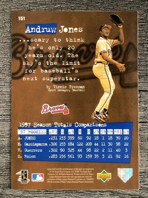 1998 Upper Deck #151 Andruw Jones DG