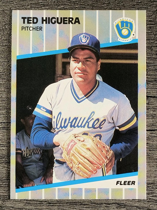 1989 Fleer #188 Ted Higuera