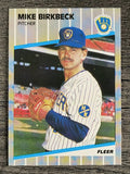 1989 Fleer #178 Mike Birkbeck