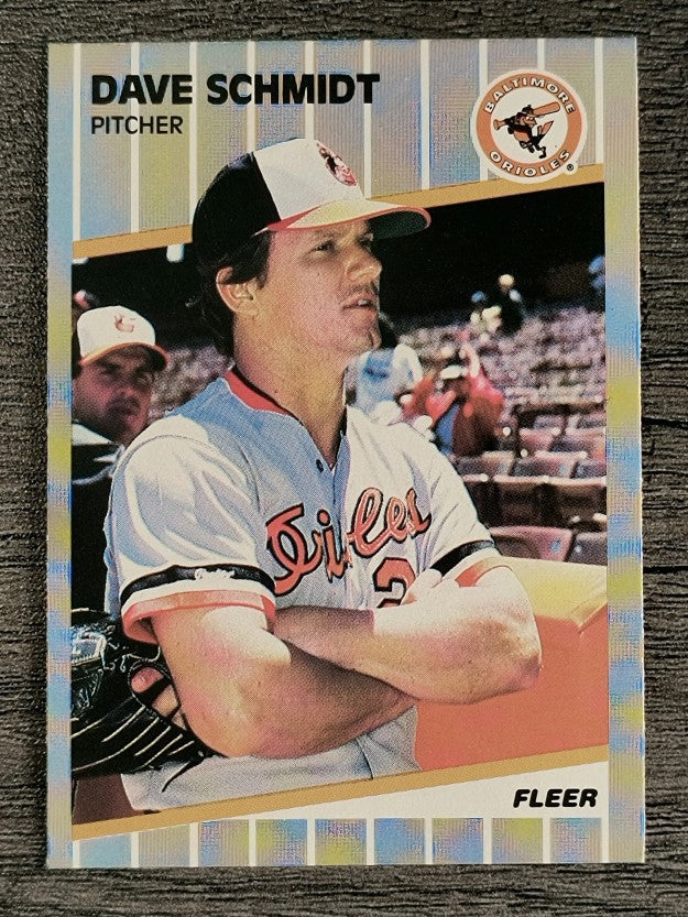 1989 Fleer #618 Dave Schmidt