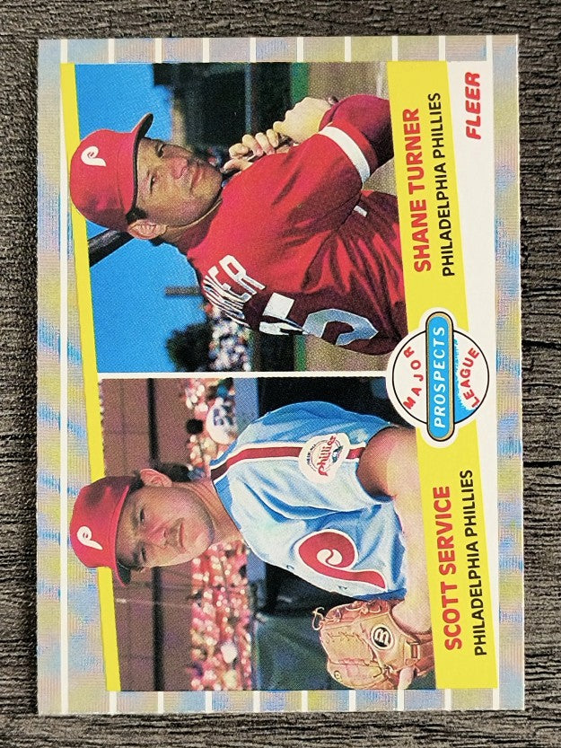1989 Fleer #653 Scott Service/Shane Turner