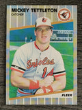 1989 Fleer #623 Mickey Tettleton