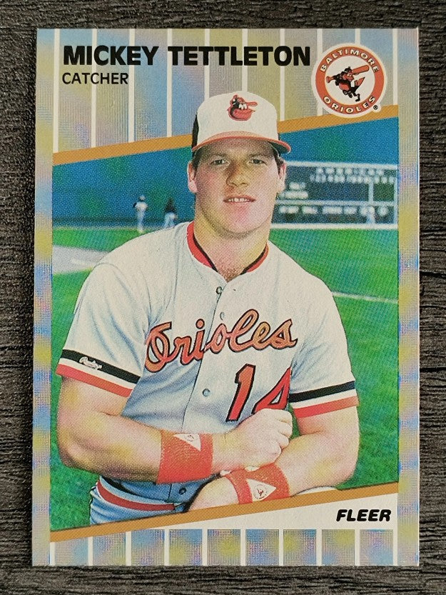 1989 Fleer #623 Mickey Tettleton