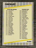1989 Fleer #658 CL: Indians/Cubs/Cardinals/Angels