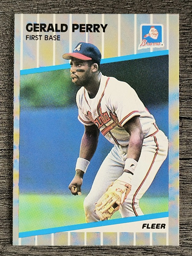 1989 Fleer #597 Gerald Perry