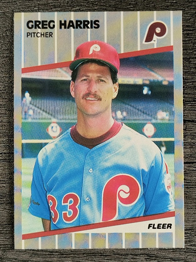 1989 Fleer #570 Greg A. Harris